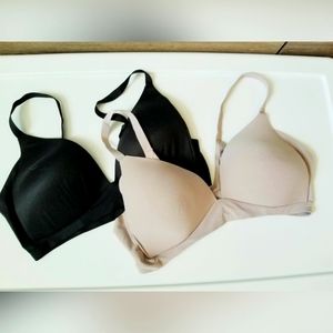 Bundle of two EUC Aerie Real Sunnie Wireless bras- 36D